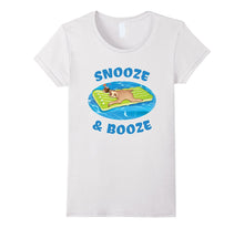 Snooze and Booze Floating Sloth Funny T-Shirt