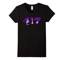 417 Branson Missouri Tie Dyed Area Code T-Shirt