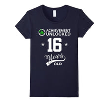Achievement Unlocked 16 Years Old Happy 16th Birthday Shirt