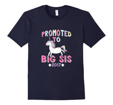 Promoted to Big Sister Shirt 2017 Unicorn New Sibling Tee