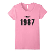 30th Birthday Shirt Vintage Since 1987 Birthday Gift Shirt