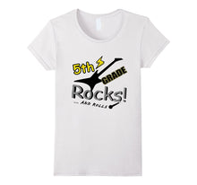 Rock and Roll T Shirt 5th Grade Rocks Back to School Gift