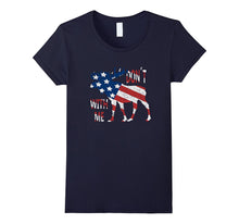 Distressed Don't Moose With Me American Flag Shirt