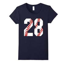 #28 Baseball Laces Baseball Mom Jersey Love Baseball T-Shirt