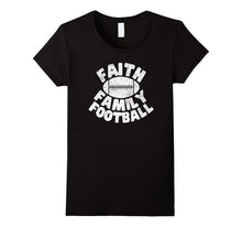 Faith Family Football Religious T Shirt