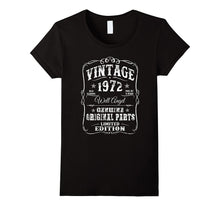 1972 T-Shirt 45th Birthday Gifts 45 Year Old B-Day Vintage
