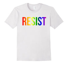 Resist Rainbow Flag Nationa Pride March Shirt for Women Men