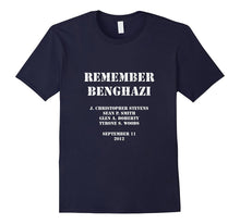 Remember Benghazi Patriotic T-Shirt Distressed