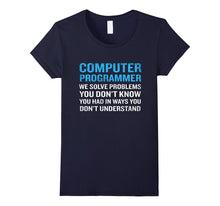 Computer Programmer Job Definition T-Shirt Funny Quote Geek