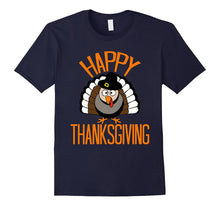 Happy Thanksgiving Turkey Pilgrim Hat T-Shirt