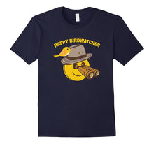 Happy Birdwatcher T-Shirt - Bird Watching Birding Smiley