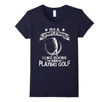 I'm a Simple Man I Like Boobs and Playing Golf Funny T-Shirt