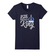 16th Birthday King T Shirt Celebration Party Sixteen