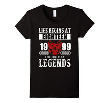 Happy 1999 My 18th Birthday Gift Ideas T Shirt