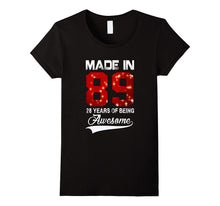 28th Birthday Gift T-Shirt Made in 1989 Awesome 28 Years Old