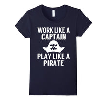 Captain Dad Clothes Boat Apparel Novelty Gift T-Shirt