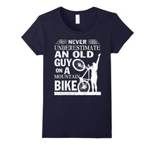 An Old Guy on a Mountain Bike T Shirt, Mountain Bike T Shirt
