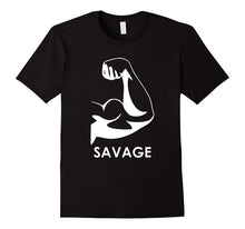 Savage Beast Workout Fitness Sports Muscle Base T-Shirt
