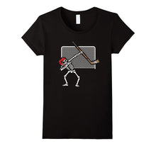 Halloween Dabbing Skeleton Hockey Shirt Dabbing Skeleton Tee