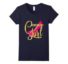 Birthday Gurl Shirt Gift Gold  Black Girl Magic Pink Shoe