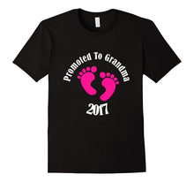 Promoted to Grandma 2017 Tshirt It's a Baby Girl Proud