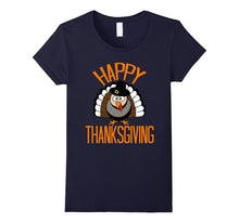 Happy Thanksgiving Turkey Pilgrim Hat T-Shirt