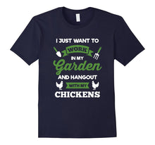 Garden Chicken Shirt Work in Garden Hangout With Chickens