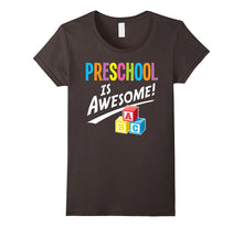 School Teacher Shirt Preschool Is Awesome ABC Blocks Tee