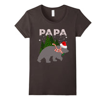 Papa Bear Christmas Pajamas Shirt Matching Santa Hat Lights