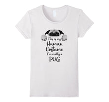 Pug Costume Halloween Funny T-Shirt Pun Tee