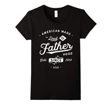 Father Since 2014 - Fathers Day Dad T-Shirt