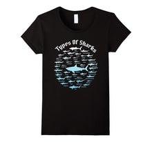 38 Types of Shark T-Shirt Academic Educational Ocean Tee