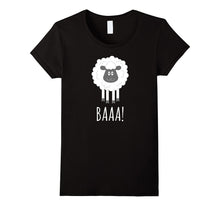 Baa Baaa Cute Fluffy Sheep Lovers Cartoon Graphic Tee Shirt