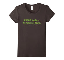 Error 404 Costume Not Found Halloween