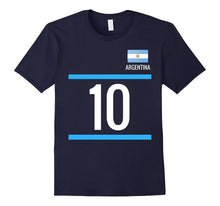 Argentina Soccer Jersey Tshirt With Number 10 - Sports