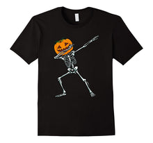 Dabbing Skeleton T-Shirt Pumpkin Dab Hip Hop Skull Shirts