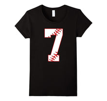 Cute Seventh Birthday Party 7th Baseball T-Shirt Born 2010