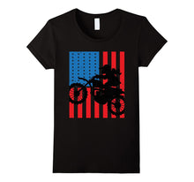 Dirt Bike American Flag Shirt | Enduro Motocross T-Shirt