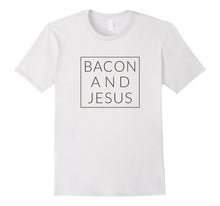 Bacon and Jesus, Fun Christian Minimal Foodie Humor T-Shirt