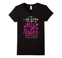 Cute Going to Be a Big Sister 2018 T-Shirt - Pregnant Mom