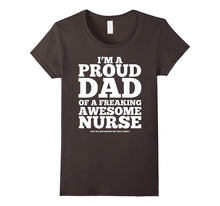 Proud Dad Awesome Nurse T-Shirt White - The Gentle Sirs