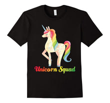 Happy Shirts Rainbow Unicorn Squad T-Shirt