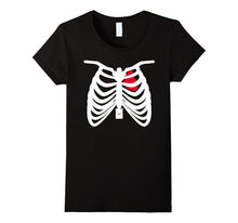 Skeleton Costume for Halloween Clothing With Human Heart