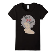 Aries Zodiac Birthday Afro Gift T-Shirt for Black Women