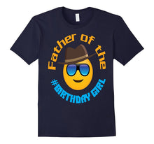 Father of the Birthday Girl Emoji T-Shirt Gift Dad Party