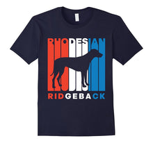 Retro RWnB Rhodesian Ridgeback Silhouette T-Shirt