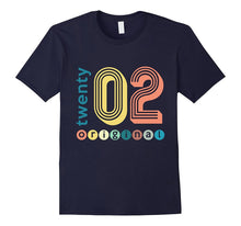 2002 Original Birthday T-Shirt 15 Years Old Kid's Gifts