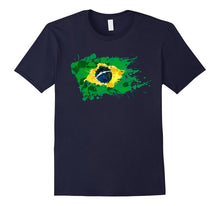 Brazil Splash Flag Tourist T-Shirt