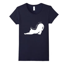 Downward Cat Funny Yoga Meditation Humor Cat Lover T-Shirt