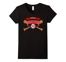 #10 Birthday Tee - 2007 Draft Pick Baseball Birthday T-Shirt